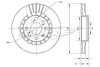 Купити Диск тормозной передний Opel Kadett, Ascona, Vectra, Astra, Daewoo Nexia, Nubira, Lanos TOMEX Brakes tx 70-15 (фото1) підбір по VIN коду, ціна 1083 грн.