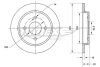 Купить Диск тормозной задний TOMEX Brakes tx 70-47 (фото1) подбор по VIN коду, цена 878 грн.