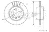 Купити Диск тормозной передний Volkswagen Transporter TOMEX Brakes tx 70-78 (фото1) підбір по VIN коду, ціна 1238 грн.