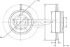 Купити Диск тормозной задний BMW E36, E46 TOMEX Brakes tx 71-57 (фото1) підбір по VIN коду, ціна 1053 грн.