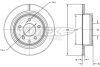 Купити Диск тормозной задний Nissan Leaf, X-Trail, Qashqai, Renault Koleos, Nissan Juke TOMEX Brakes tx 71-72 (фото1) підбір по VIN коду, ціна 1132 грн.