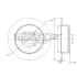 Купить Диск тормозной задний TOMEX Brakes tx 71-91 (фото1) подбор по VIN коду, цена 1561 грн.