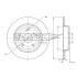 Купить Диск тормозной задний TOMEX Brakes tx 71-93 (фото1) подбор по VIN коду, цена 1145 грн.