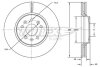 Купити Диск тормозной передний TOMEX Brakes tx 72-63 (фото1) підбір по VIN коду, ціна 1773 грн.