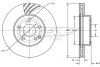 Купить Диск тормозной передний TOMEX Brakes tx 72-76 (фото1) подбор по VIN коду, цена 1475 грн.