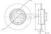 Купити Диск тормозной задний TOMEX Brakes tx 73-06 (фото1) підбір по VIN коду, ціна 761 грн.