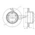 Купити Диск тормозной задний TOMEX Brakes tx 73-44 (фото1) підбір по VIN коду, ціна 2382 грн.