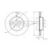 Купити Диск тормозной передний TOMEX Brakes tx 73-63 (фото1) підбір по VIN коду, ціна 1585 грн.