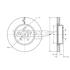 Купити Диск гальмівний передній TOMEX Brakes tx 73-85 (фото1) підбір по VIN коду, ціна 1352 грн.