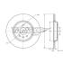 Купити Диск тормозной задний TOMEX Brakes tx 73-90 (фото1) підбір по VIN коду, ціна 1748 грн.