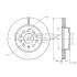 Купить Диск тормозной передний TOMEX Brakes tx 74-10 (фото1) подбор по VIN коду, цена 1403 грн.