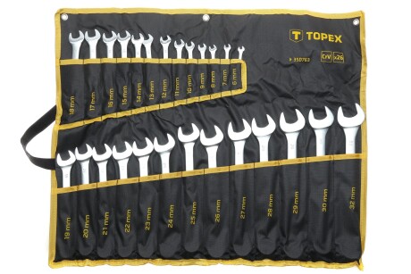 Набор ключей комбинированных (26 шт.)) (6-32mm) Topex 35D763