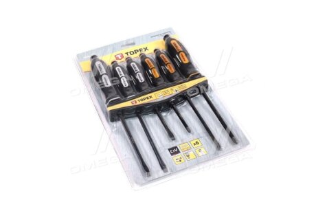 Ударні викрутки, набір 6 шт. Topex 39D506