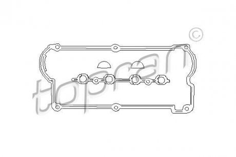 Комплект прокладок клапанної кришки VW/Audi 1.8,2.0 16V 85- TOPRAN / HANS PRIES 100 271