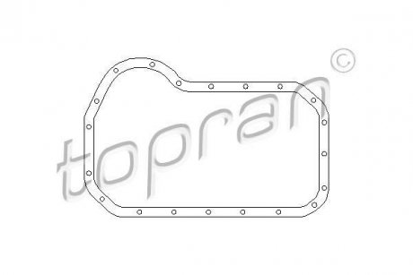 Купить Прокладка Audi 80, 100, Volkswagen Golf, Jetta, Passat, Transporter, Vento, Seat Toledo, Ibiza, Audi A6, Seat Cordoba TOPRAN / HANS PRIES 100 816 (фото1) подбор по VIN коду, цена 565 грн.