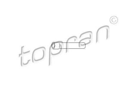 Патрубок системи охолодження Volkswagen Golf, Jetta TOPRAN / HANS PRIES 101 035