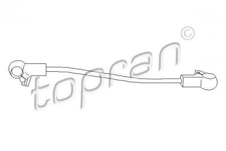 Шток вилки переключения передач Volkswagen Golf, Jetta TOPRAN / HANS PRIES 102846