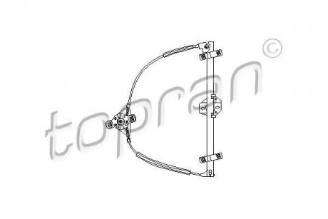 Стеклоподъемник Volkswagen Golf, Jetta TOPRAN / HANS PRIES 102888