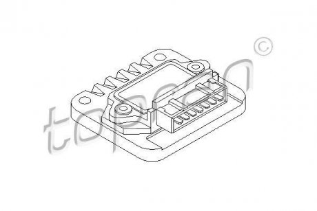 Купить Коммутатор (система зажигания) Audi 80, 100, Volkswagen Polo, Golf, Jetta, Passat, Transporter, Seat Toledo TOPRAN / HANS PRIES 102925 (фото1) подбор по VIN коду, цена 766 грн.