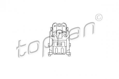 Переключатель вентилятора Volkswagen Golf, Transporter TOPRAN / HANS PRIES 103428