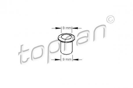 Втулка Volkswagen Golf TOPRAN / HANS PRIES 103 546