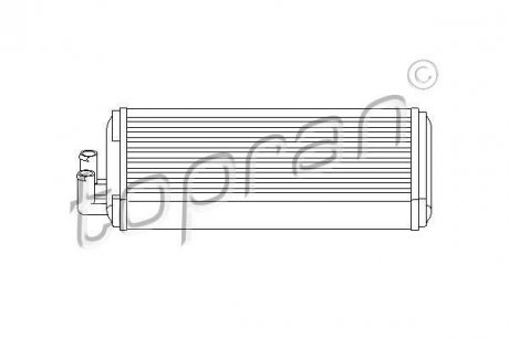 Радиатор печки TOPRAN / HANS PRIES 103705