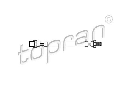 Тормозной шланг TOPRAN / HANS PRIES 104351