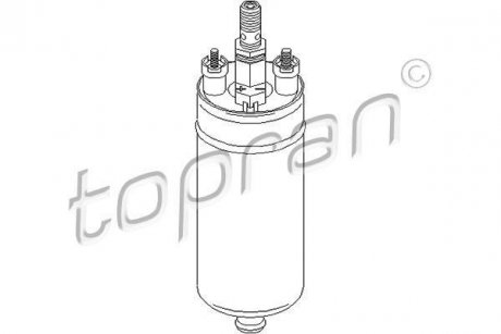 Насос топливный BMW E21, E30, E12, E28, Audi 80, 100, Volkswagen Golf, Jetta, Passat, Scirocco, Volvo 740, SAAB 900 TOPRAN / HANS PRIES 104 364