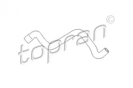 Купить Шланг радиатора Audi 80 TOPRAN / HANS PRIES 108311 (фото1) подбор по VIN коду, цена 391 грн.