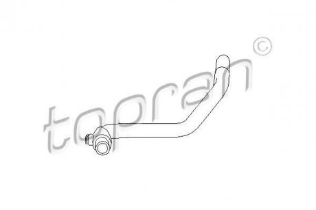 Шланг радиатора Audi 80 TOPRAN / HANS PRIES 108313