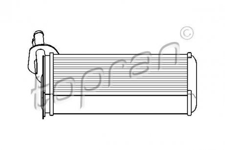 Теплообмінник (опалення салону) Volkswagen Transporter TOPRAN / HANS PRIES 108614