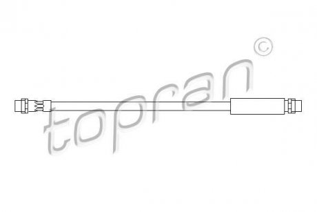 Купить Шланг тормозной Audi 100, A6 TOPRAN / HANS PRIES 108 657 (фото1) подбор по VIN коду, цена 268 грн.