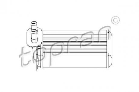 Радіатор пічки Volkswagen Transporter TOPRAN / HANS PRIES 108826