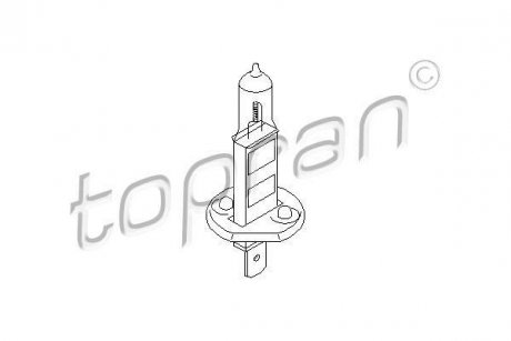 Автомобільна лампа H1 12V 55W BMW E36, E34, E23, E32, E31, Ford Mondeo, Volkswagen Passat, Peugeot 605, 306, Lancia Musa, Renault Laguna, Opel Omega TOPRAN / HANS PRIES 109100