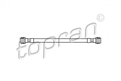 Гальмівний шланг задній 215мм Audi A2 00-05 TOPRAN / HANS PRIES 110 414