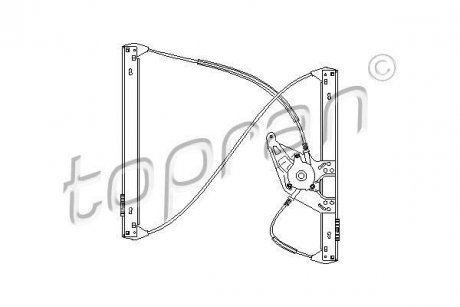 Склопідіймач Audi A6 TOPRAN / HANS PRIES 110451
