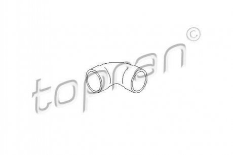 Патрубок Volkswagen Caddy, Polo, Golf, Bora, Seat Toledo, Leon TOPRAN / HANS PRIES 111557
