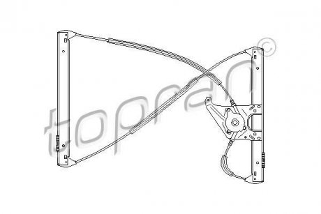 Склопідіймач Audi A3 TOPRAN / HANS PRIES 111697