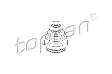 Купить Пыльник приводного вала Volkswagen Sharan, Ford Galaxy TOPRAN / HANS PRIES 111774 (фото1) подбор по VIN коду, цена 326 грн.