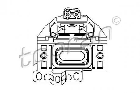 Подушка двигуна Audi A3, TT, Seat Leon, Skoda Octavia, Volkswagen Golf, Bora, Seat Toledo TOPRAN / HANS PRIES 111895