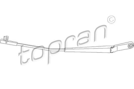 Важіль склоочисника передн Прав SKODA OCTAVIA II KOMBI/LIFTBACK 02.04-06.13 TOPRAN / HANS PRIES 113485