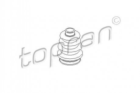 Купить Пыльник приводного вала Opel Corsa, Kadett, Vectra, Ascona, Astra, Zafira TOPRAN / HANS PRIES 200516 (фото1) подбор по VIN коду, цена 241 грн.