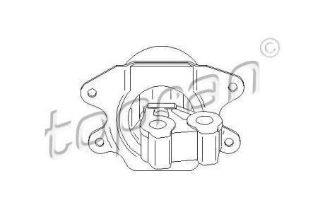 Подушка двигуна Opel Ascona, Corsa, Combo TOPRAN / HANS PRIES 206159