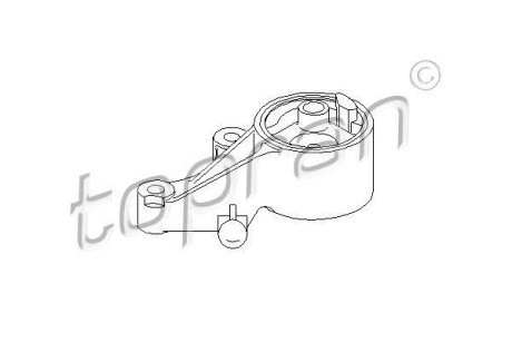 Подушка двигуна Opel Astra TOPRAN / HANS PRIES 206566