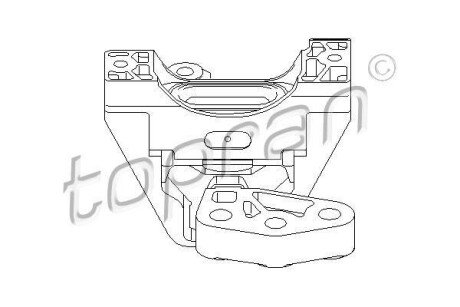 Подушка двигуна SAAB 9-3, Opel Vectra TOPRAN / HANS PRIES 206571