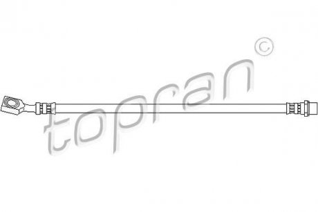 Купить Тормозной шланг Opel Vectra TOPRAN / HANS PRIES 207223 (фото1) подбор по VIN коду, цена 348 грн.