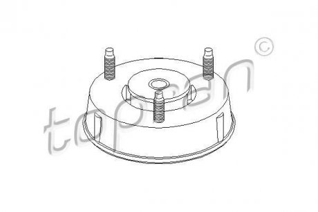 Опора амортизатора TOPRAN / HANS PRIES 302 358