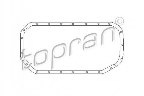 Прокладка масляного поддона TOPRAN / HANS PRIES 500777