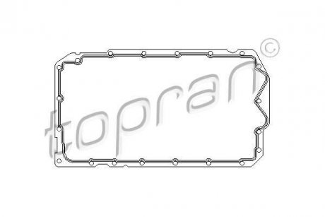 Прокладка масляного піддона BMW E92, E93, E46, E81, E90, E91, E88, E60, E61, E82, X1 TOPRAN / HANS PRIES 500908