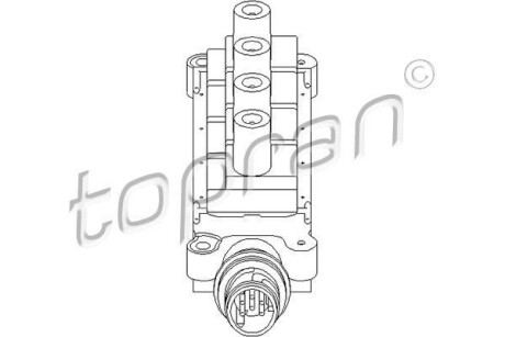 Ignition coil BMW E36, E34, E46 TOPRAN / HANS PRIES 500957